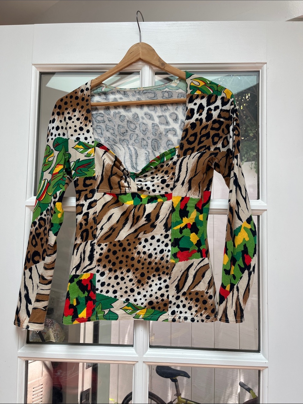 Rare Vintage 1980s YVAN & MARZIA Paris Animal Print 2-Piece Set - Picture 2 of 11